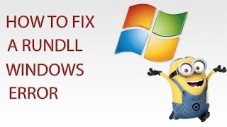 How to Fix a RUNDLL There Was a Problem Starting Error  2023 [upl. by Boatwright388]