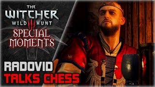 WITCHER 3 ► Chess talk with King Radovid Geralt acts silly [upl. by Roman]