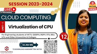 CC12 Virtualization of CPU Memory and IO Devices  Virtualization in Cloud Computing [upl. by Gulick43]