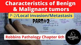 Characteristics of Benign and Malignant NeoplasmsP2Local invasion Metastasispathologyneoplasia [upl. by Adiazteb]