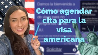 📅🟢Como agendar cita para renovar o sacar visa americana 🇺🇲 [upl. by Nyladnarb]