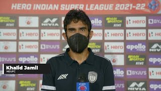 Khalid Jamil  Post Match Interview  NEUFC vs HFC [upl. by Nila433]