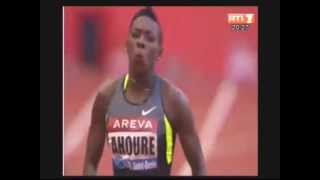 Murielle Ahouré remporte le 200 m de la réunion de ParisSaintDenis [upl. by Litton]