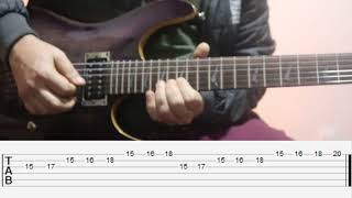 Bohemian Rhapsody  Queem  Solo de guitarra com Tablatura [upl. by Laundes521]