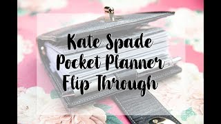 Kate Spade Pocket Planner Flip Through  April 2019 [upl. by Feinberg]