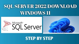 SQL Server 2022 updated 2024 Download and Install  StepbyStep Guide [upl. by Aokek]