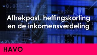 Aftrekpost heffingskorting en de inkomensverdeling  Economie voor havo  Jong amp Oud [upl. by Elvis]