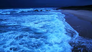 Sleep For 11 Hours Straight High Quality Stereo Ocean Sounds Of Rolling Waves For Deep Sleeping [upl. by Ardra804]