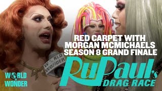 Morgan McMichaels Chats Up the Queens on the Red Carpet at the RuPauls Drag Race Grand Finale [upl. by Caldwell961]