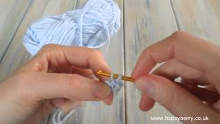 crochet How To  Single Crochet sc  Absolute Beginners [upl. by Acinnej558]