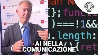 INTELLIGENZA ARTIFICIALE nella COMUNICAZIONE GIORNALISTICA  Intervista a Francesco Giorgino [upl. by Ahserak]