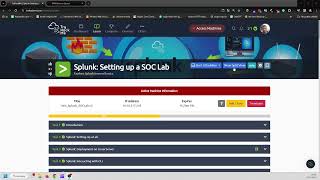 TryHackMe 809 Splunk Setting up a SOC Lab [upl. by Nealey]