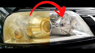 Headlight restoration shown in 4 minutes [upl. by Inohtna901]