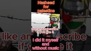 nasheed palestine [upl. by Inimod]