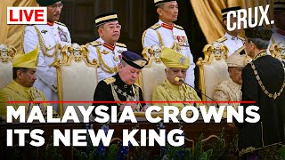 New King Takes The Malaysia Throne Live  Johors BikeRiding Billionaire Sultan Ibrahim Sworn In [upl. by Xilef]