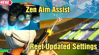 Reet SHOWS Updated Controller SettingsSensitivity amp Zen Aim Assist in Arena [upl. by Simone25]