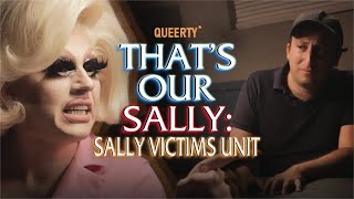 Drag queen trixie stars in SALLY VICTIMS UNIT with MichaelHenrycomedy [upl. by Zwart]