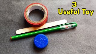 3 easy and useful toy making at home [upl. by Nap]