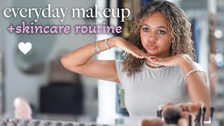 my everyday makeup  skincare routinegrwm [upl. by Oswald]