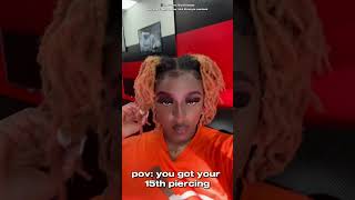 Getting My Septum Pierced 🤍 15 Piercings VLOG [upl. by Jabon]