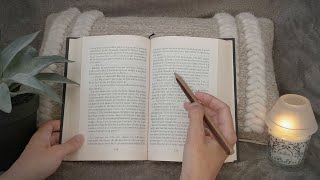 ASMR  Semiinaudible reading 📖  Clicky whispers [upl. by Au]