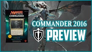 Commander 2016 Preview Breed Lethality Atraxa Praetors Voice [upl. by Sheldon603]