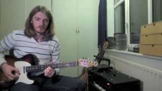 How to play Oceans by Hillsong on Electric Guitar [upl. by Reilamag]