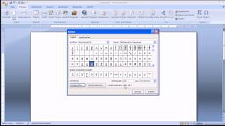 Word 2007  EntsprichtZeichen einfügen [upl. by Alimac7]