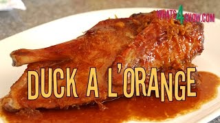 Duck A LOrange Roasted Duck with Orange Sauce Traditional French Duck Recipe [upl. by Virendra]