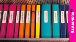 Binder Organization  Best Binders amp Dividers to Use for Home Office or School Papers [upl. by Silera]