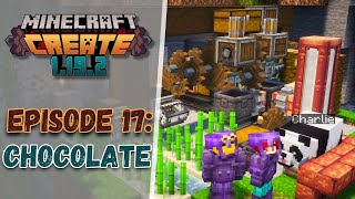 Making Our Own Infinite CHOCOLATE Factory  Minecraft Create Mod Ep 17 [upl. by Aniteb]