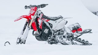 Snowbike Setup Overview Honda CRF450 [upl. by Addia]