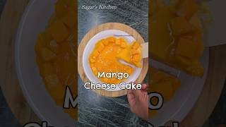 Mango Cheese Cake No Bake No Cream Cheese Shorts [upl. by Sinnek]