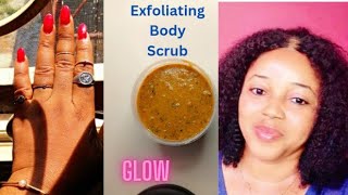 DIYHow To Make Exfoliating Body Scrub [upl. by Hefter]