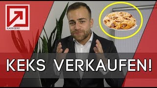 Vorstellungsgespräch  verkaufen Sie mir diesen Keks [upl. by Aneeuqahs]