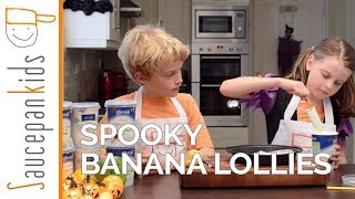 Spooky Banana Lollies for Halloween with Glenisk [upl. by Ajam]