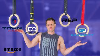 Gymnastic Rings Workout for Beginners  Best PULL Day Exercises [upl. by Drolet]