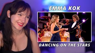 16 Year Old Emma Kok sings Dancing On The Stars  First Time Reaction [upl. by Annabel]