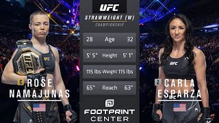 NAMAJUNAS VS ESPARZA 2  HIGHLIGHTS [upl. by Doretta]