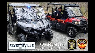 Fayetteville Georgia Public Safety sidebysides  March 2018 [upl. by Lleze878]