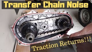 Jeep Wrangler transfer chain replacement [upl. by Neelia117]