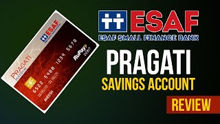 ESAF SMALL FINANCE BANK PRAGATI ACCOUNT REVIEW [upl. by Rocray]