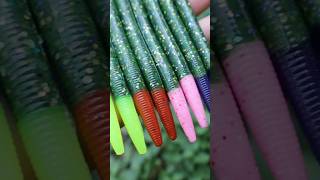 Stick Baits With Different Color Tails Custom baitmaking baitmaker bassfishing fishinggear diy [upl. by Dnarb]