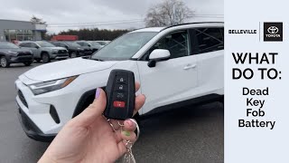 Toyota Smart Key Fob How to Start Vehicle amp How to Change the Key Fob Battery [upl. by Swaine]