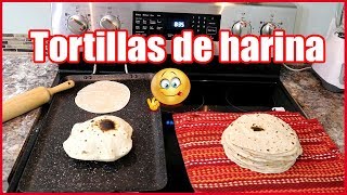 Como hacer tortillas de harina medidas exactas [upl. by Findlay]