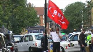 London Taxi Black Cab protest at murderer on the knowledge [upl. by Amihc]