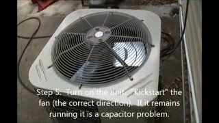 How to fix your AC Outdoor fan not running [upl. by Eizdnil977]