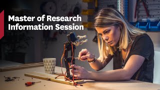 Master of Research Information Session S2 2024 [upl. by Letreece876]