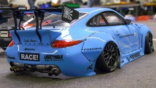 GREAT RC DRIFT CARS IN DETAIL AND MOTION RC MODEL DRIFT RACE CARS IN SCALE 110 [upl. by Twedy]