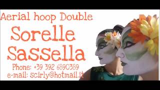 Aerial Hoop Double  Sorelle Sassella [upl. by Cappella]